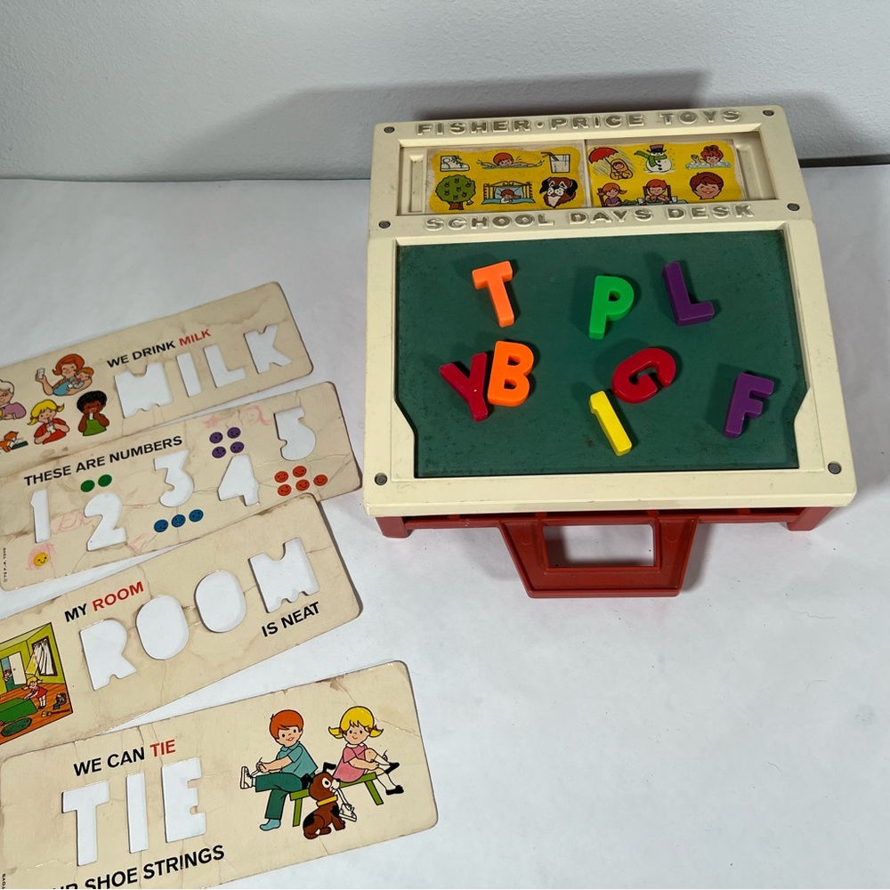 Vintage Fisher-Price‎ School Days Desk